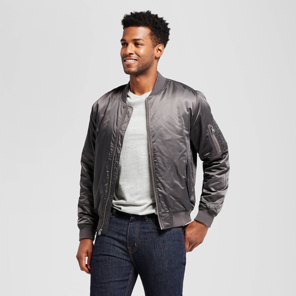 Men's Standard Fit Insulated Bomber Jacket
